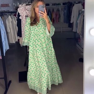 Женское платье оверсайз из 100% хлопка (Турция) — до 50 размера