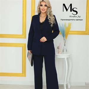 Новинка Двойки классика с приталенным пиджаком Размерный