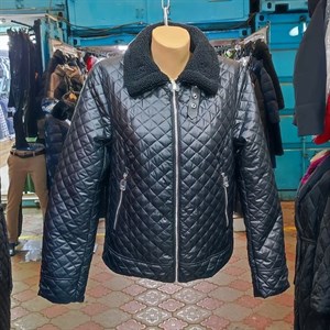 Весенняя куртка без капюшона Размеры с 42 по 50