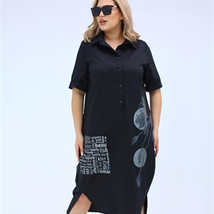 Платье Рубашка Поло Арт 1138 Размеры 50 52 54 56 ___________________________