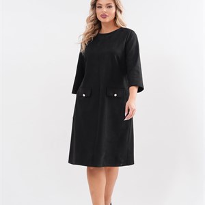 Платье из замши Элегантное самое модное платье этого