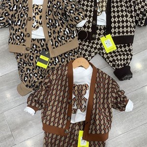 Шикарная новинка Костюм тройка Размеры 90 130 5