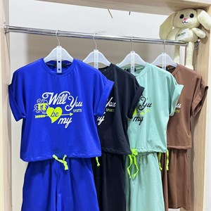 Двойки с шортиками размеры 38 44 ткань турецкий супрем