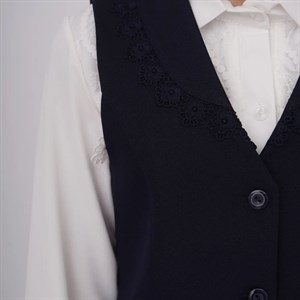 Двойка Кружева Размеры 30 38 Цвета тёмно синий Ткань