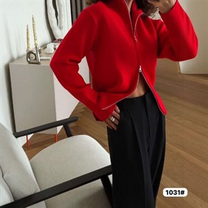 Женские трикотажные кофточки на молнии — стильная базовая модель
