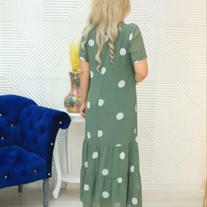 Невероятно лёгкое и приятное к телу платье в горошек