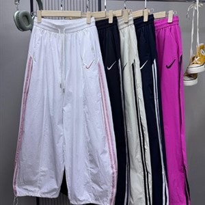 Трендовые baggy wide-leg брюки oversize с утяжкой снизу — M, L, XL