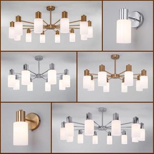 В наличии 3 5 8 лампа и бра серебро и латунь