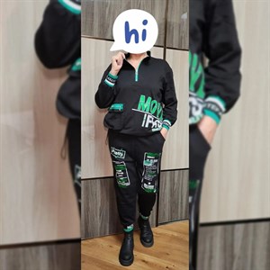 Модель 8710 3525 Костюм в стиле Спорт шик На Рукавах