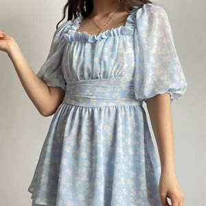 New Collection Платье шифон с валанами в наличии На