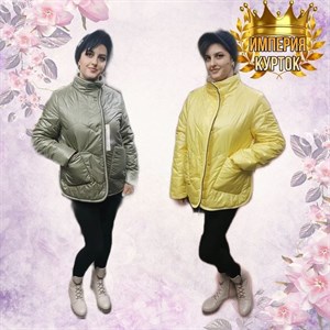 Демисезонные куртки Цвет оливковый и жёлтый Производство