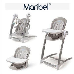 Стульчик для кормления электро качеля бустер Maribel