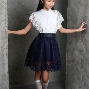 Красивейшие блузки Невероятная школьная коллекция