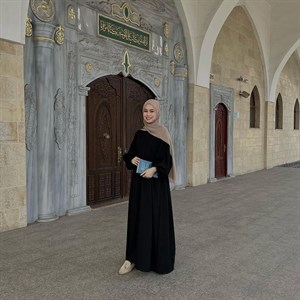 Платье летучка в черном цвете хиджаб бишкек платья