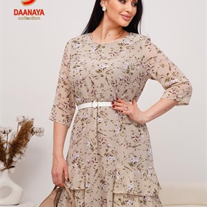 Качественные шифоновые платья оптом | DAANAYA Collection