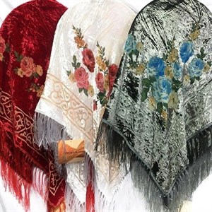 БАРХАТНЫЕ ПЛАТКИ С БАХРОМОЙ ОПТОМ 550 сом РОЗНИЦА