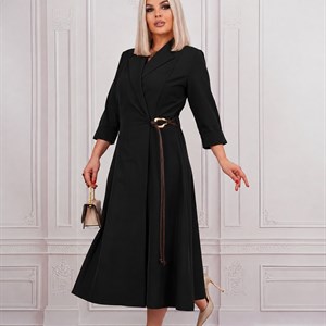 Платье-пиджак миди plus size 48–54 — элегантная женская одежда в Кыргызстане