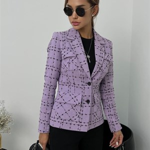  Шикарный жакет из твида арт 0343  Размеры 42 48