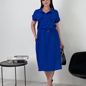  Яркий электрик  Идеальная посадка и крой платьеоптомбишкек