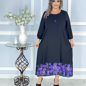 Платье из шифона Размеры 50 56 Качество СУПЕР Ткань