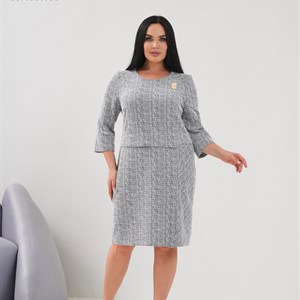 Модель ХАННА Размерный ряд 50 58 Ткань Букле Платье