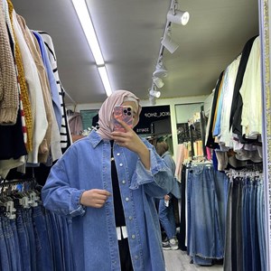 Рубашка из денима Oversized 3500 Больше ассортимента