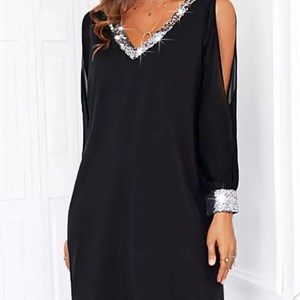 Супер стильное шикарное и нарядное платье Цвета черный