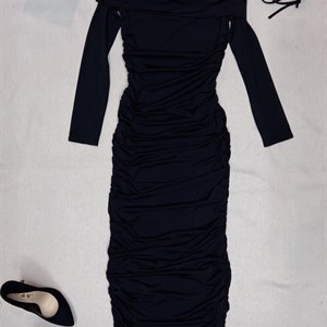 NEW NEW PANTERA DRESS Платье сборка коктейль Идеальная