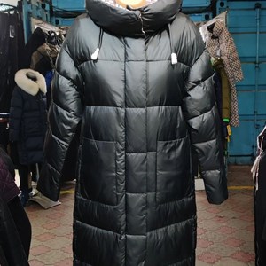 Двухсторонняя длинная зимняя куртка стиль Оверсайз