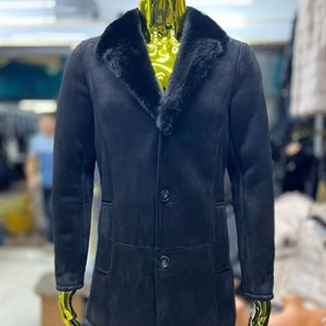 Норка воротник Дубленка мужской Размер 48 58 Цена
