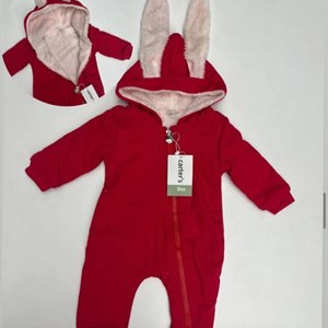 Комбез зайка с мехом размер 9 24м в линии 4шт код75