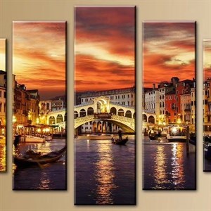 Модульная картина из пяти частей Размер 80 на 140