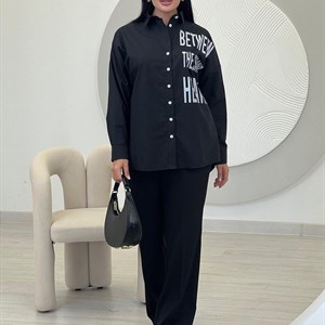  Образ Total Black рубашкиоптомбишкек