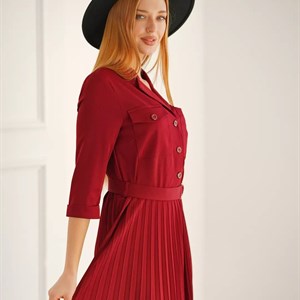 Элегантное платье в шикарном винном оттенке   В таком