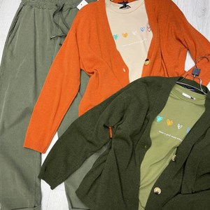 New collection Кардиганчики футболочки и брючки микровельвет