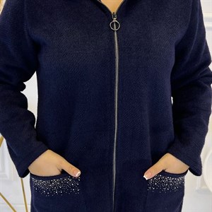 Новое поступление Кардиган удлиненный Ткань Травка