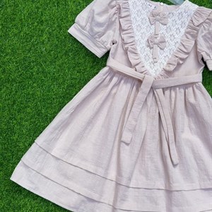 Летние платья для принцесс Размер 28 34 Ткань лен