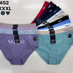 Женское нижнее бельё оптом, артикул 8452 — 16 цветов, размеры XL–XXXL