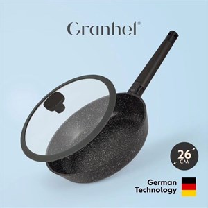 В наличии шикарная универсальная сковорода Granhel