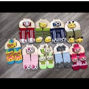 Носки с погремушкой и браслетом код10