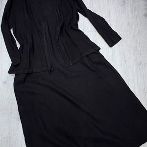Льняной костюм Made in Italy: платье и пиджачок — женский комплект из льна