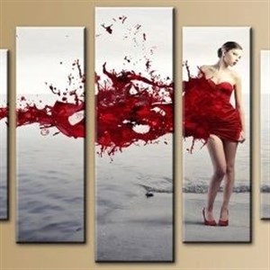 Модульная картина из пяти частей Размер 80 на 140