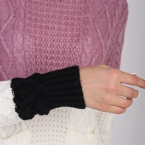 Новинки Турецкая вязанная туника с шарфом и шапкой