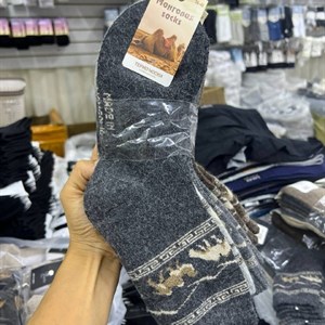 Шерстяные носки из Монголии оптом, размеры 36–41, упаковка 5 пар