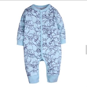        ЛИСТАЙЬЕ ЦВЕТА ромпер х б 1слой в линии 4шт