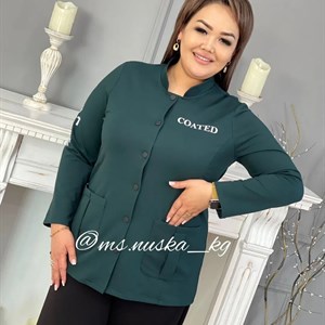 Снова в наличии Бомбер на кнопках широкие брюки 7