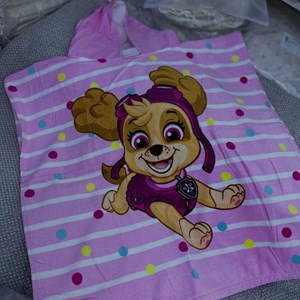 Детское пончо 100% хлопок 1–7 лет — разные расцветки