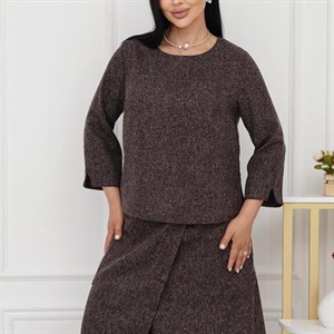 Костюм-двойка для больших размеров | Стиль и комфорт