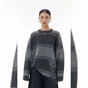 Модель 6159 Свитер шерсть ангора Размер оверсайз до