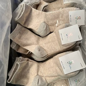 Женские хлопковые носки с люрексом из Кореи оптом, размеры 36–41